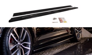 Maxton Side Skirts Diffusers Renault Talisman - Gloss Black