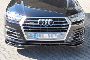 Maxton Front Splitter Audi Sq7 / Q7 S-Line Mk.2 - Gloss Black