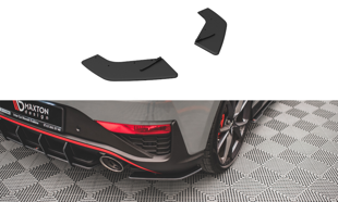 Maxton Street Pro Rear Side Splitters Hyundai I30 N Hatchback Mk3 Facelift - Black