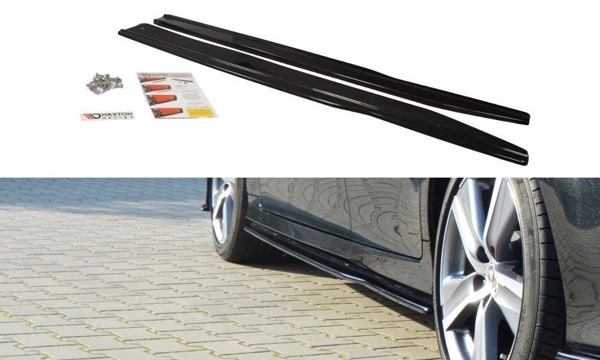 Maxton Side Skirts Diffusers Lexus Gs Mk4 Facelift - Gloss Black