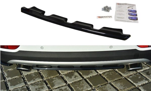 Maxton Central Rear Splitter Kia Sportage Mk4 Gt-Line - Gloss Black