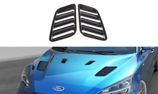 Maxton Bonnet Vents Ford Focus St-Line / St Mk4 ( Bigger ) - Gloss Black