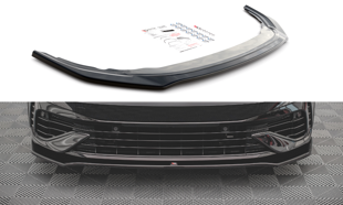 Maxton Front Splitter V.3 Volkswagen Golf R Mk8 - Gloss Black