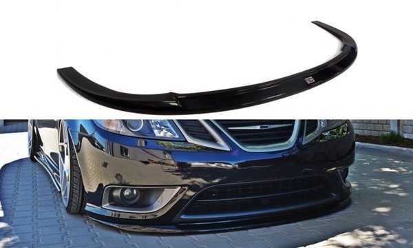 Maxton Front Splitter Saab 9-3 Turbo X - Gloss Black