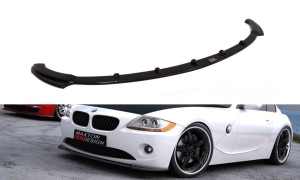 Maxton Front Splitter V.1 BMW Z4 E85 / E86 (Preface Model) - Gloss Black