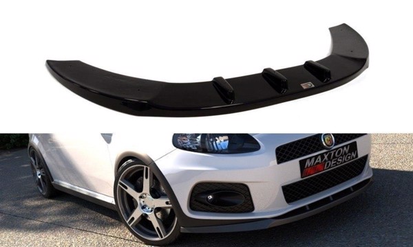 Maxton Front Splitter V.1 Fiat Grande Punto Abarth - Gloss Black