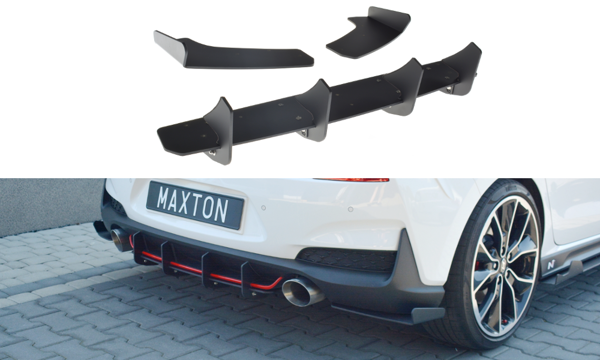 Maxton Rear Diffuser Hyundai I30 Mk3 N 