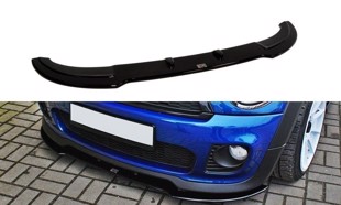 Maxton Front Splitter Mini Cooper R56 Jcw - Gloss Black