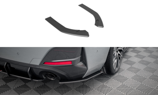 Maxton Street Pro Rear Side Splitters BMW 4 Gran Coupe M-Pack G26 - Black