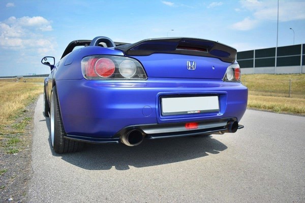 Maxton Central Rear Splitter Honda S2000 - Gloss Black