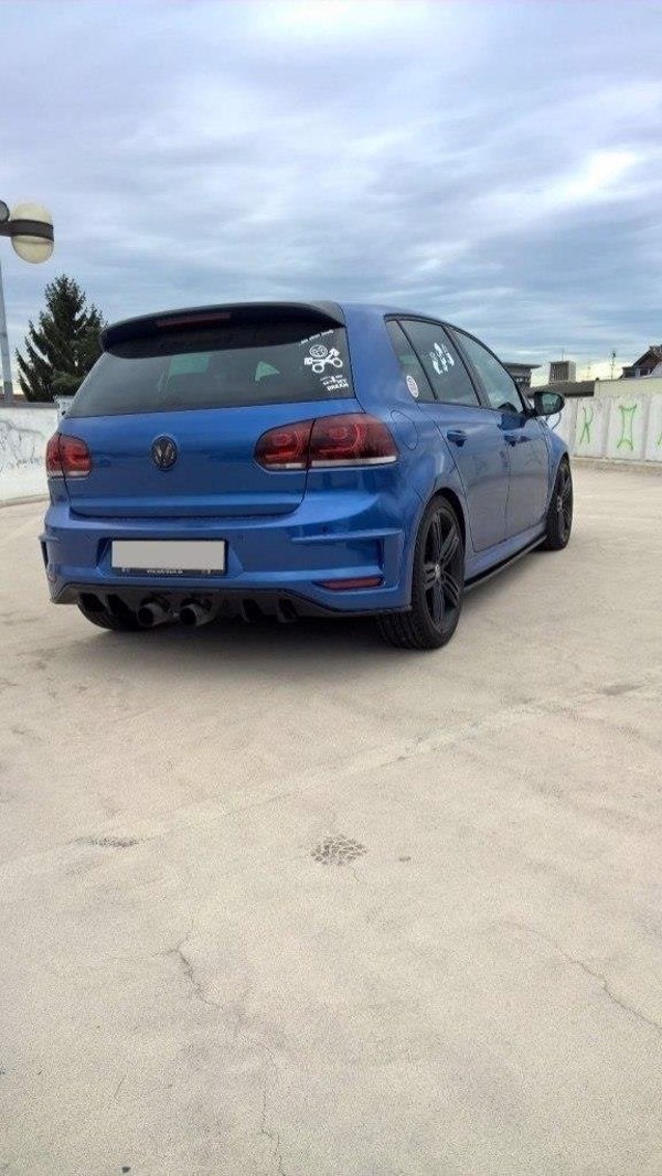 Maxton Rear Bumper VW Golf VI (R400 Look)