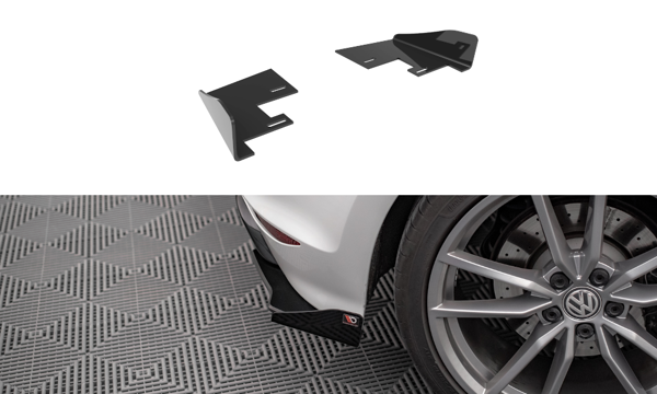 Maxton Rear Side Flaps Volkswagen Golf R Mk7