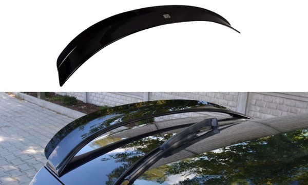 Maxton Spoiler Cap Skoda Octavia RS Mk3 / Mk3 Fl Hatchback - Gloss Black