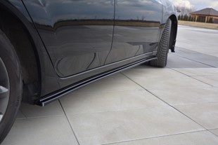 Maxton Side Skirts Diffusers Honda Accord Mk8. (Cu-Series) Preface Sedan - Gloss Black