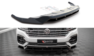 Maxton Front Splitter Volkswagen Touareg R-Line Mk3 - Gloss Black