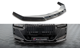 Maxton Front Splitter V.1 BMW 7 M-Pack / M760E G70 - Gloss Black