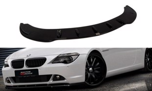 Maxton Front Splitter BMW 6 E63 / E64 (Preface Model) V.1 - Gloss Black