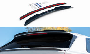 Maxton Spoiler Extension V.1 Audi Q8 S-Line - Gloss Black