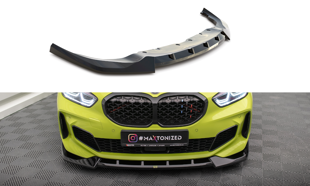 Maxton Front Splitter V.6 For BMW 1 F40 M-Pack / M135I  - Gloss Black