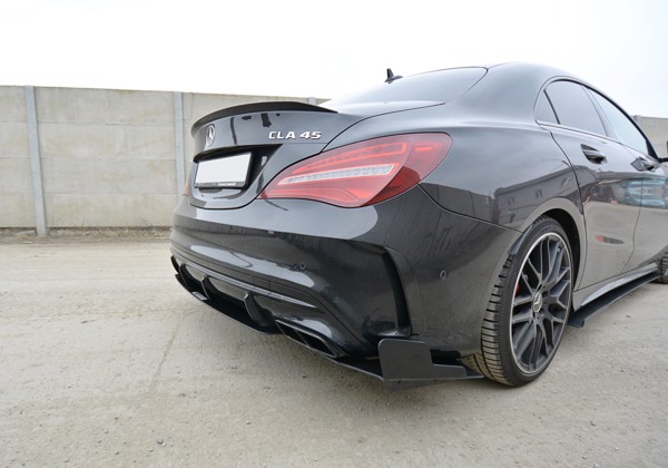 Maxton Racing Rear Side Splitters Mercedes Cla A45 Amg C117 Facelift