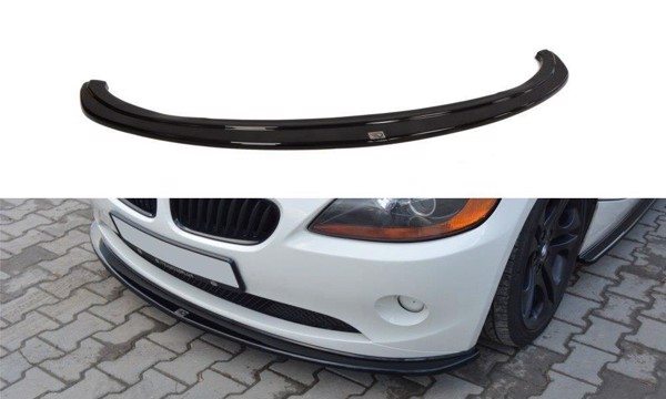 Maxton Front Splitter V.2 BMW Z4 E85 (Preface) - Gloss Black