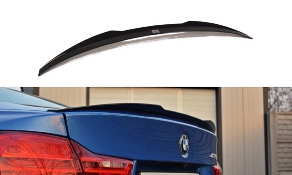 Maxton Spoiler Cap BMW 4 F32 - Gloss Black