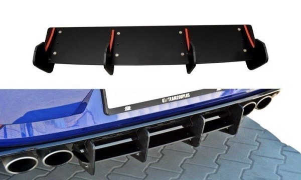 Maxton Rear Diffuser VW Golf VIi R (Facelift)