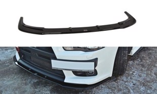 Maxton Front Splitter V.1 Mitsubishi Lancer Evo X - Gloss Black