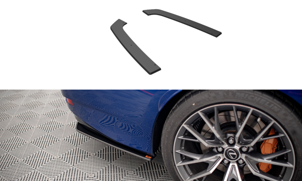 Maxton Street Pro Rear Side Splitters Lexus Gs F Mk4 Facelift - Black