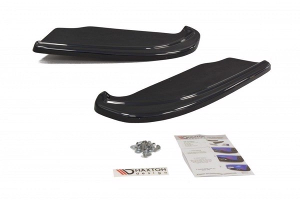 Maxton Rear Side Splitters Subaru Impreza Ii Wrx - Gloss Black