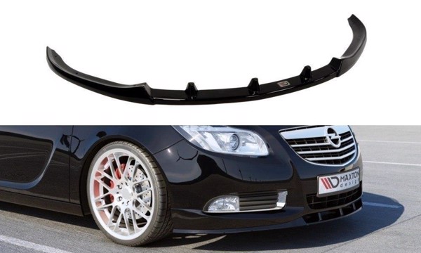 Maxton Front Splitter Opel Insignia Opc Line Nurburg - Gloss Black