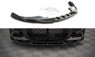 Maxton Front Splitter V.2 BMW 4 M-Pack G22 - Gloss Black