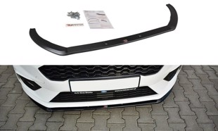 Maxton Front Splitter V.3 Ford Fiesta Mk8 St / St-Line - Gloss Black