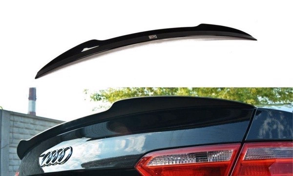 Maxton Spoiler Cap Audi S5 / A5 / A5 S-Line 8T / 8T Fl Coupe - Gloss Black