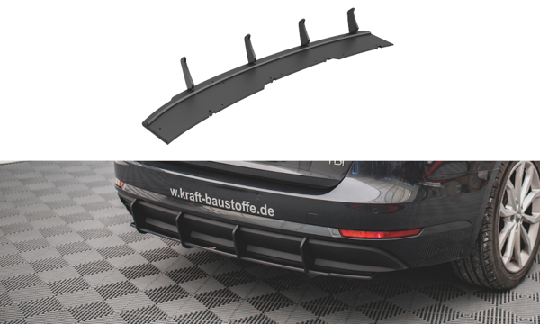 Maxton Street Pro Rear Diffuser Audi A4 Avant B9 - Black