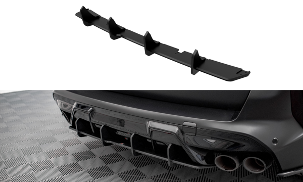 Maxton Street Pro Rear Diffuser BMW X5M F95 - Black