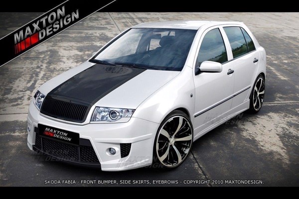 Maxton Side Skirts Skoda Fabia Mk1 < Demonic > - Not primed