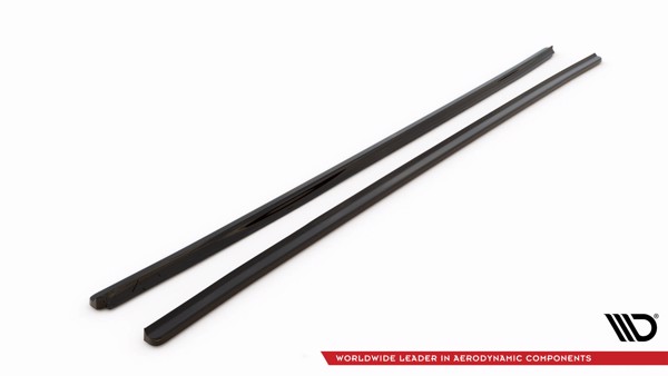 Maxton Side Skirts Diffusers Mazda 3 Bn (Mk3) Facelift - Gloss Black