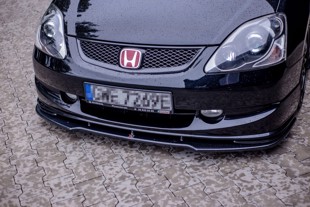 Maxton Front Splitter V.1 Honda Civic Ep3 (Mk7) Type-R/S Facelift - Gloss