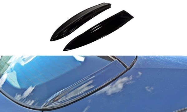 Maxton Rear Side Spoiler Extension Opel Astra H (For Opc / Vxr) - Gloss Black