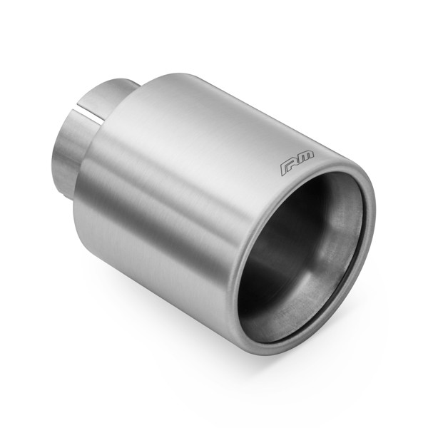 RM Motors RM Motors satin stainless steel exhaust tip KPZS/DK Inlet diameter - 50 mm, Tip diameter - 101 mm, Including the clamp - Yes