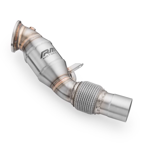 RM Motors Downpipe BMW F22-F23, F22-F23 LCI 220i, 230i B48 + CATALYST Emission standard - Euro 4, Capacity - 100 cpsi