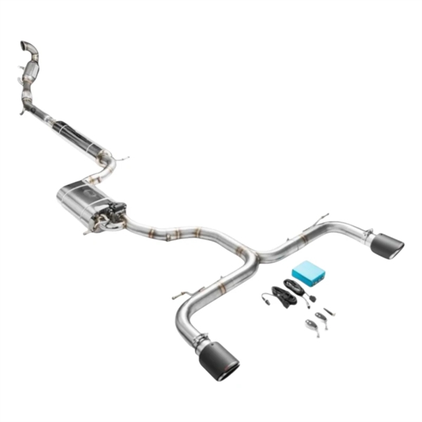 RM Motors Complete Exhaust System For VW Golf 7 VII GTI With Sport Catalyst, Euro 3, 200 cpsi, 89 mm, Tip - 3