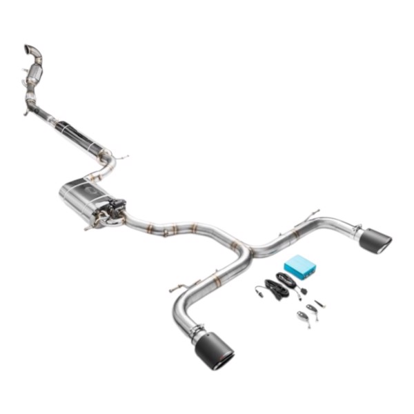 RM Motors Complete Exhaust System For VW Golf 7 VII GTI With Sport Catalyst, Euro 4, 200 cpsi, 101 mm, Tip - 4
